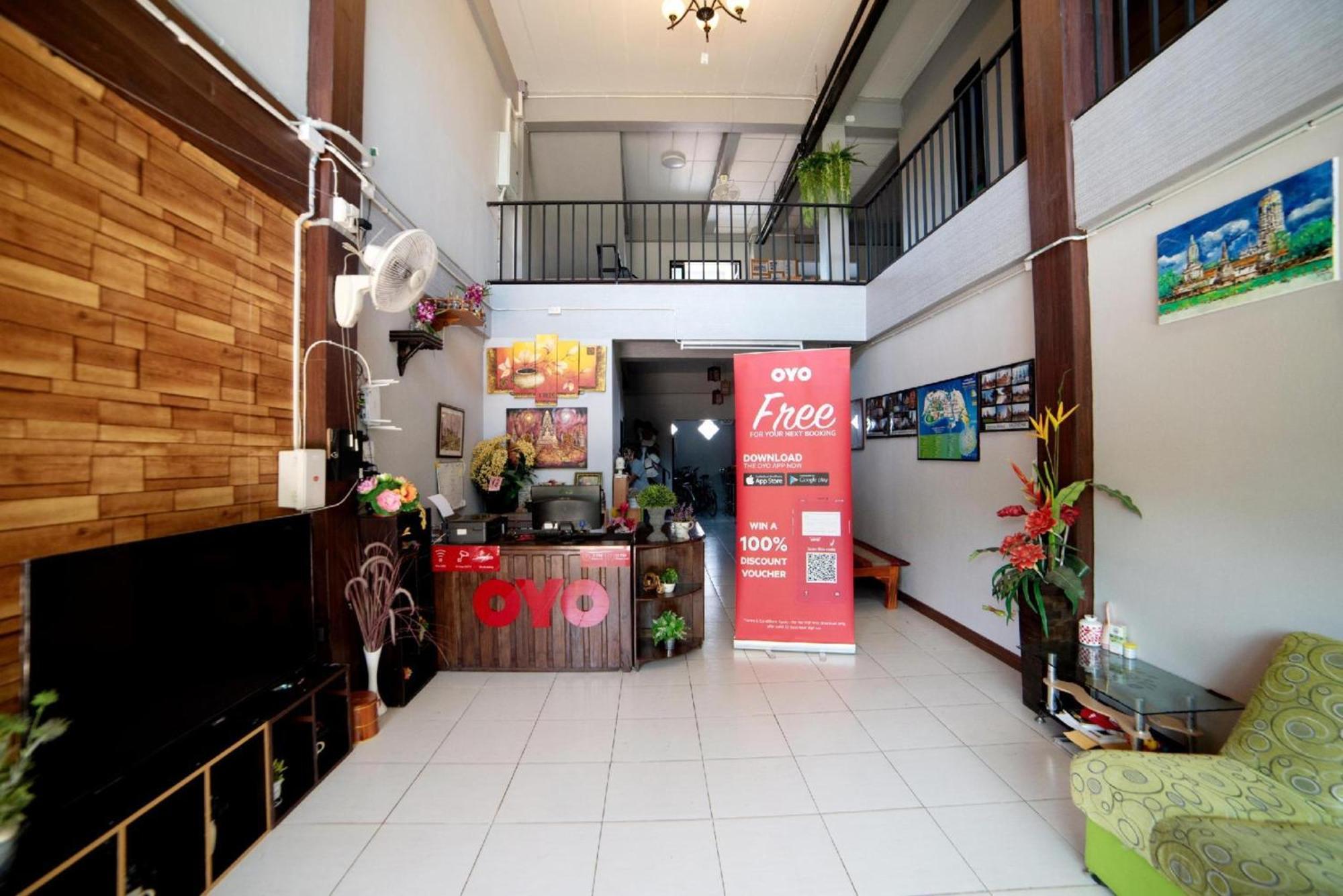 Oyo 465 Krung Kao Traveller Lodge Phra Nakhon Si Ayutthaya Exteriör bild